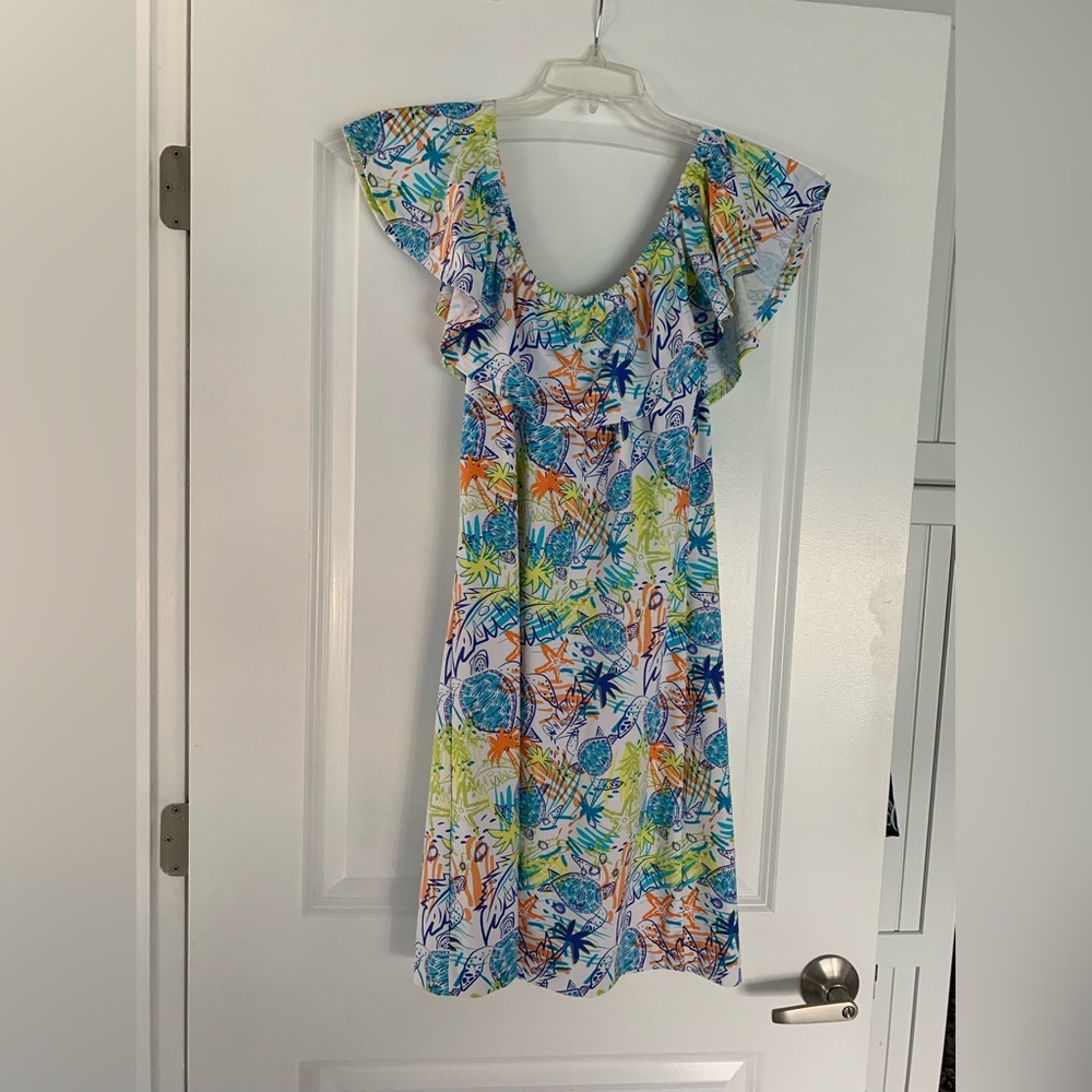 Lulu-B Multicolor Abstract Skirt